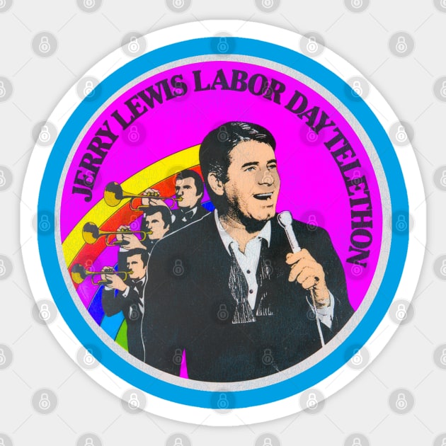 The Jerry Lewis Labor Day Telethon Sticker by darklordpug